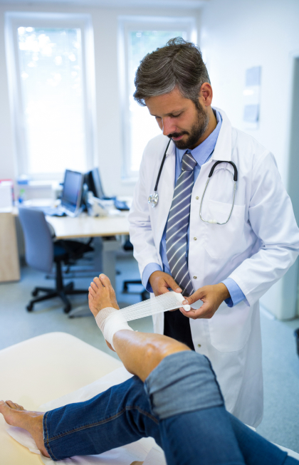 Vendaje funcional caso real tobillo