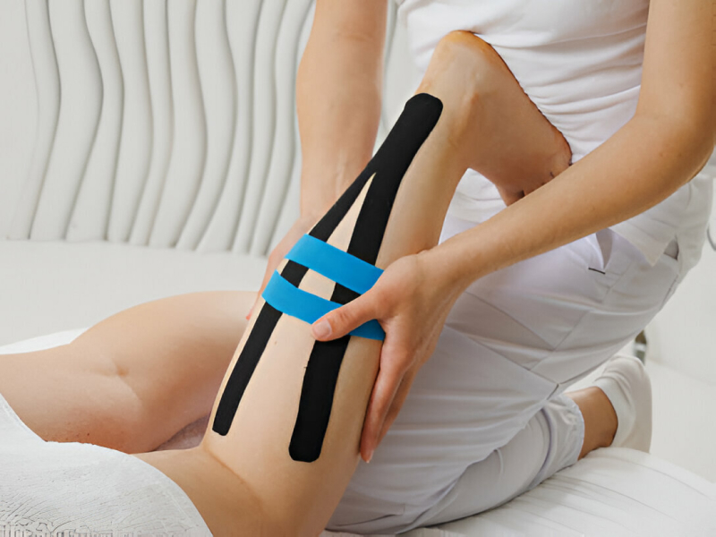 Vendaje funcional en pierna